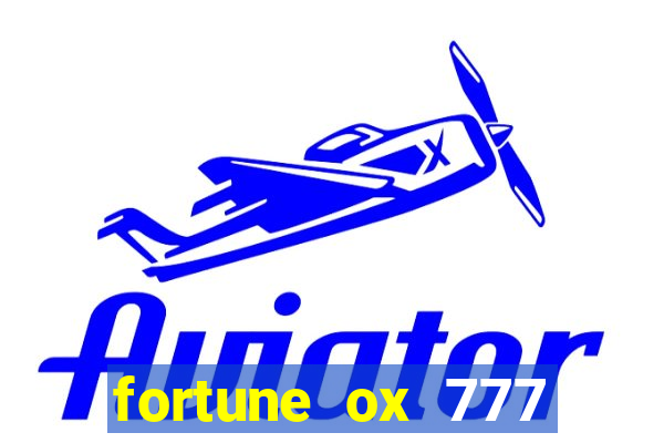 fortune ox 777 fortuna 77